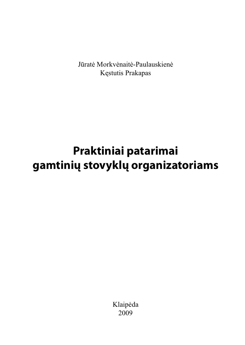 Guide on How to organise student summer camps on River Watch