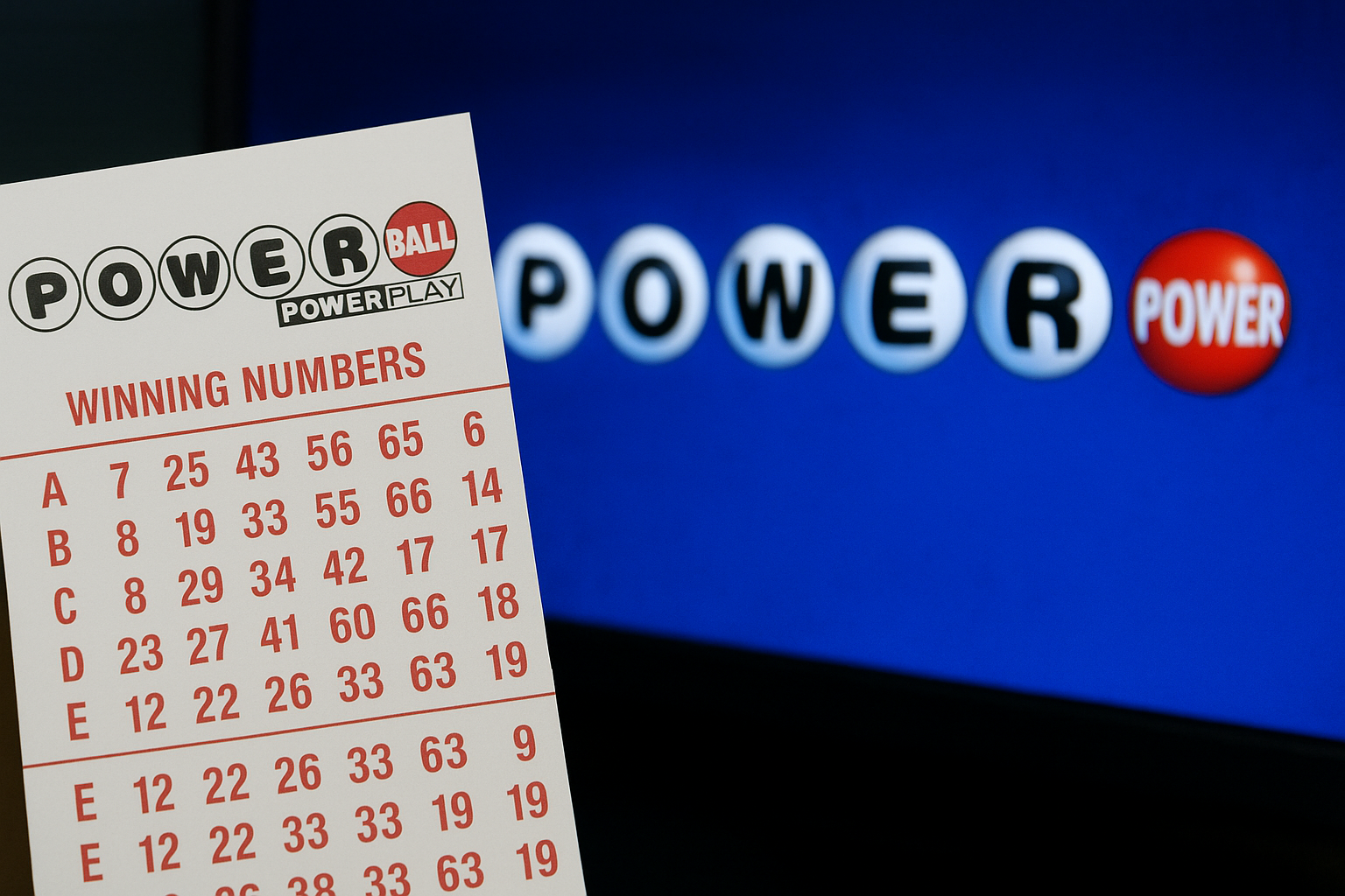 lottery powerball winning numbers
