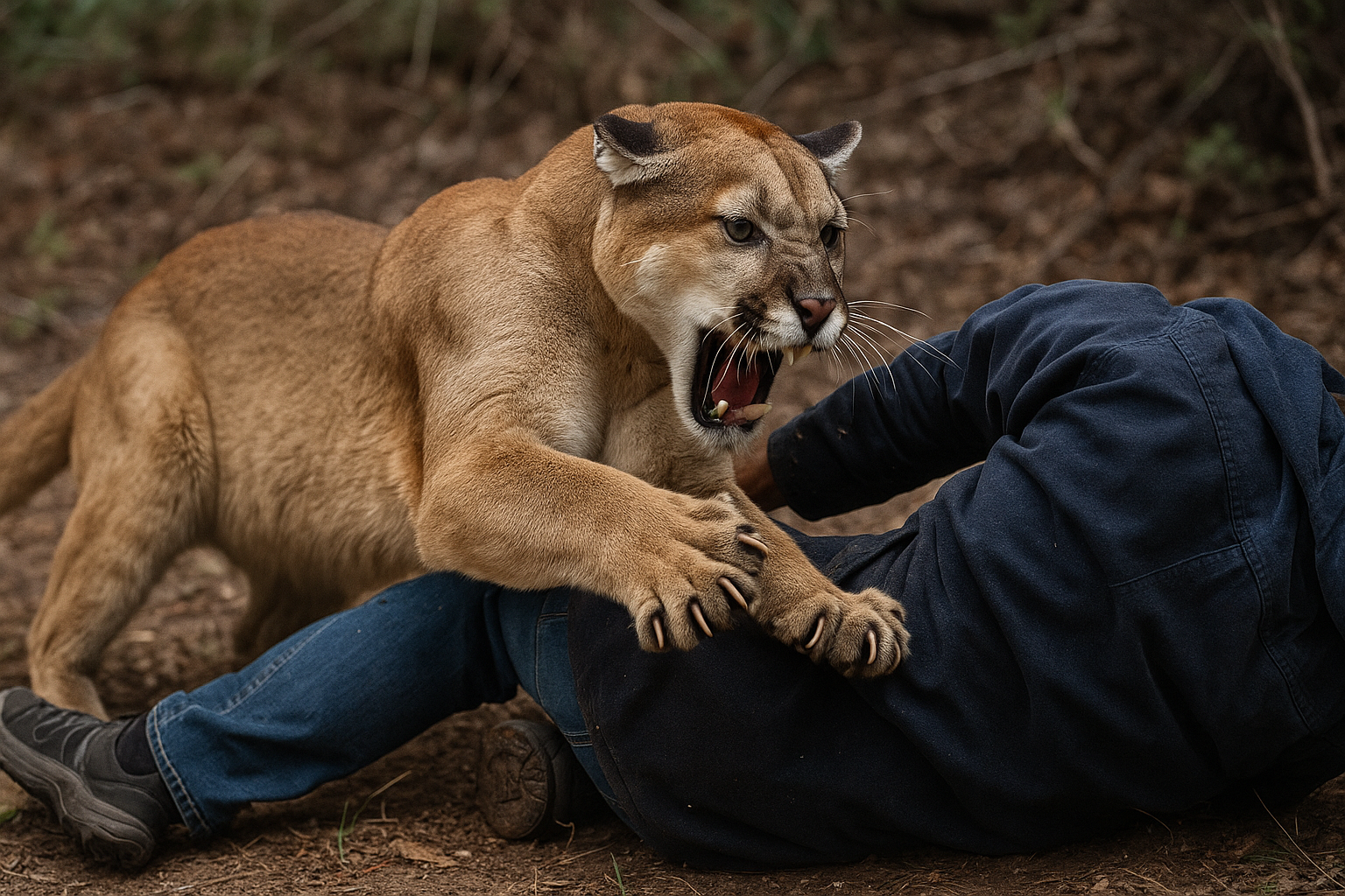 mountain lion attack