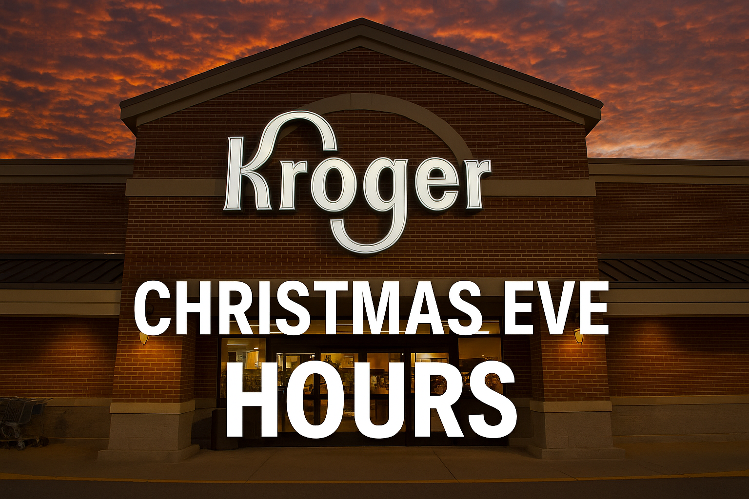 kroger hours christmas eve