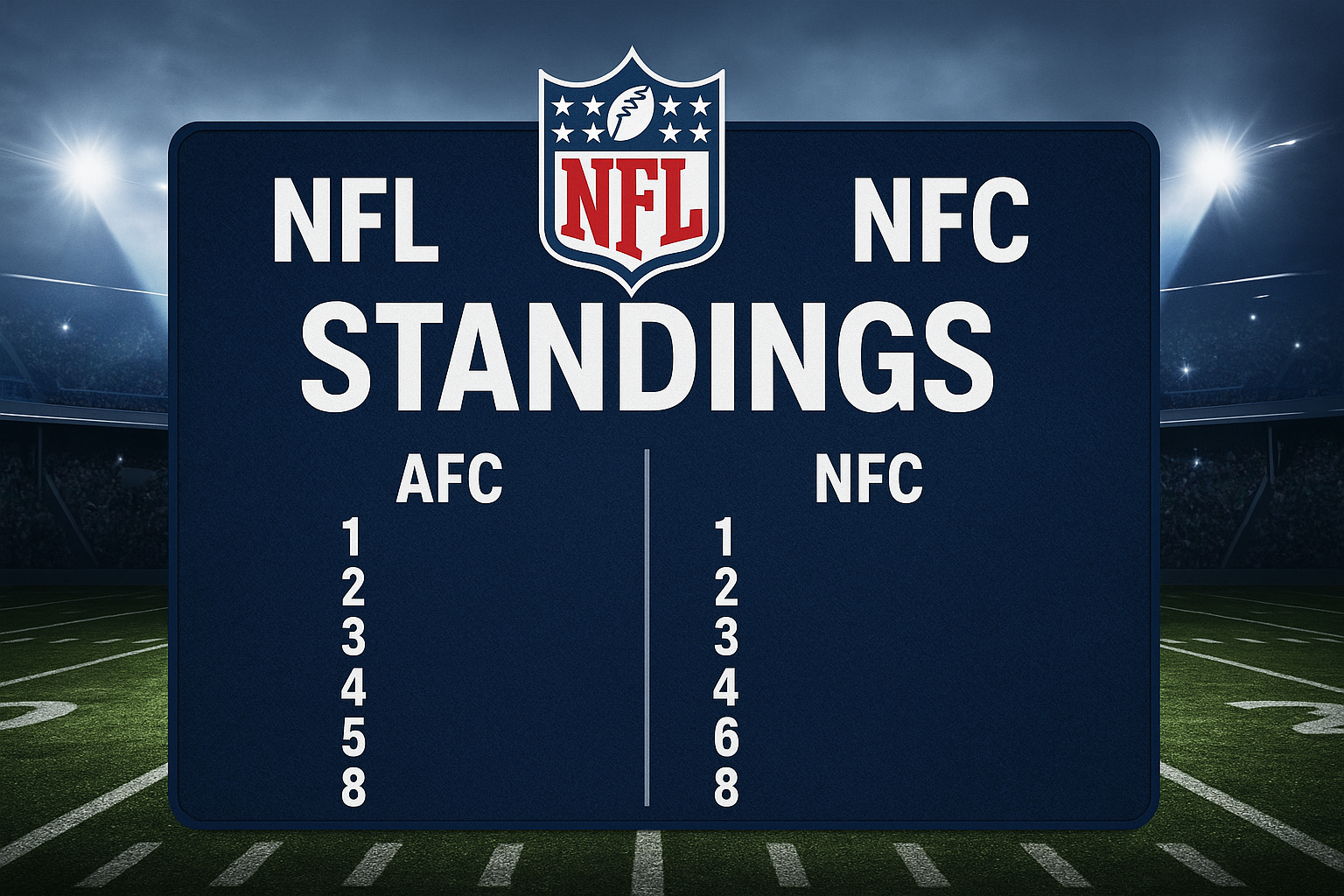 nfl standings