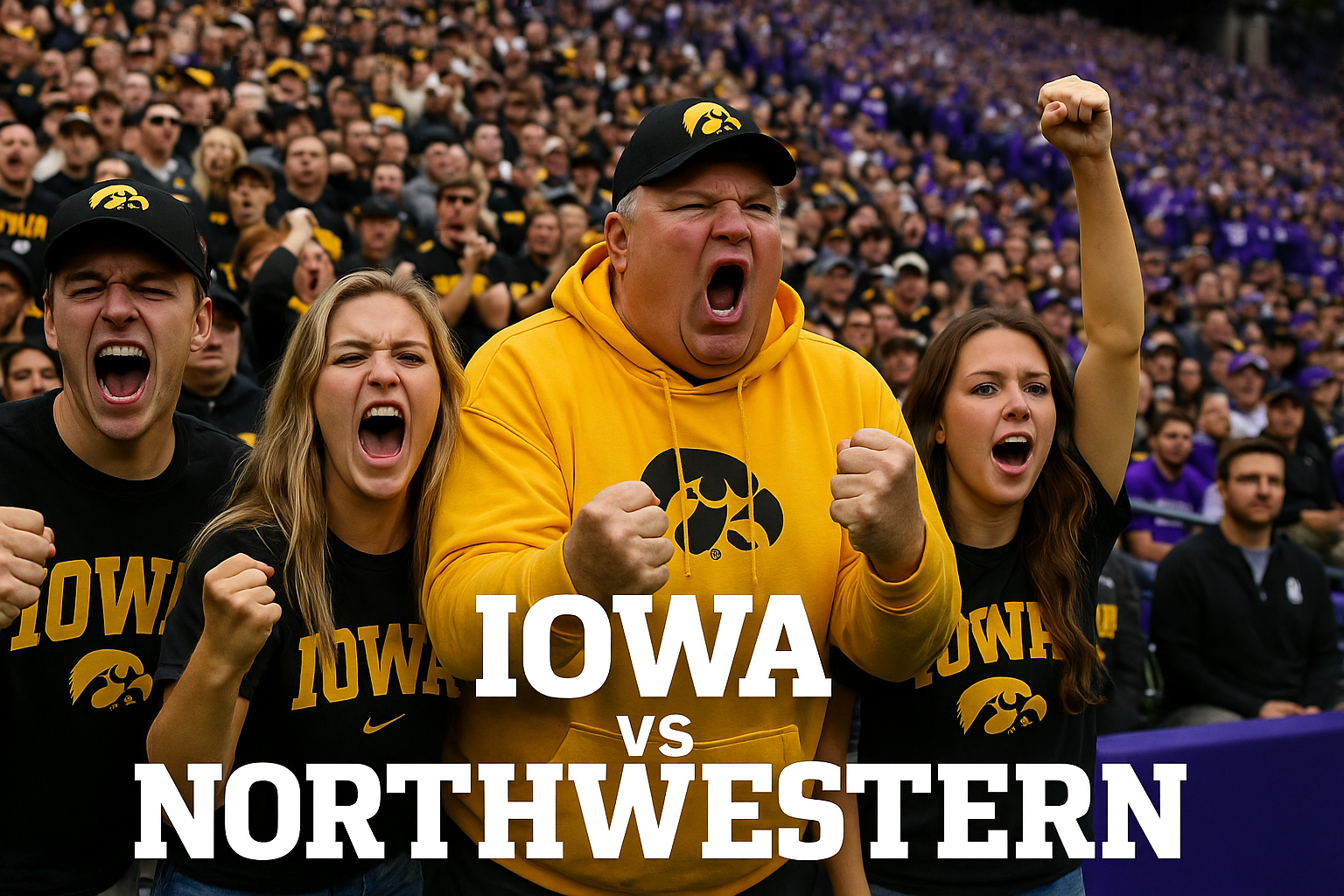 iowa vs northwestern