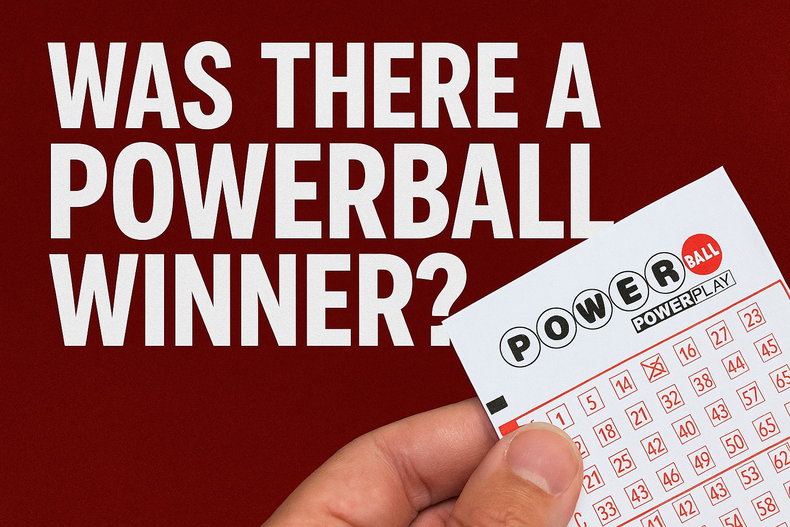 was there a powerball winner