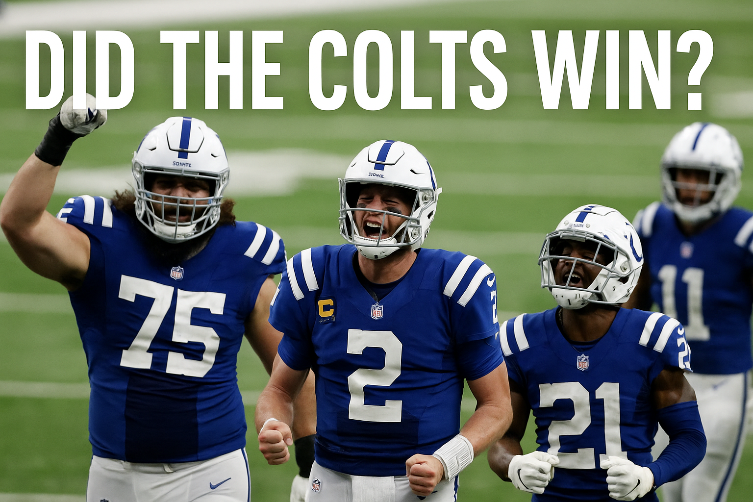 did the colts win