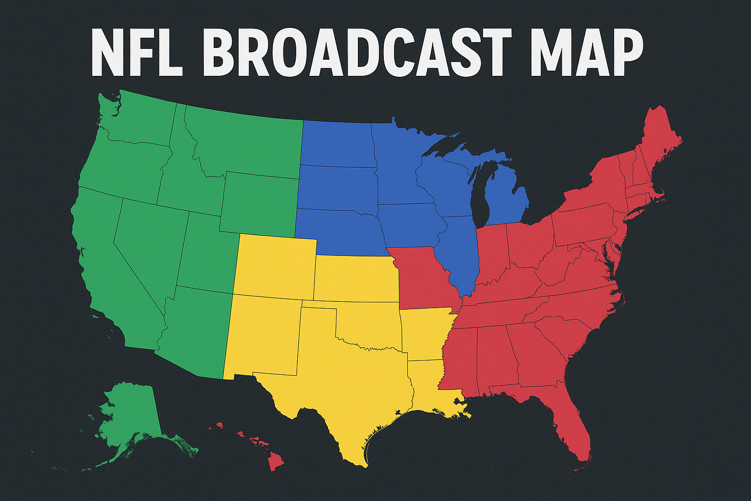 nfl broadcast map