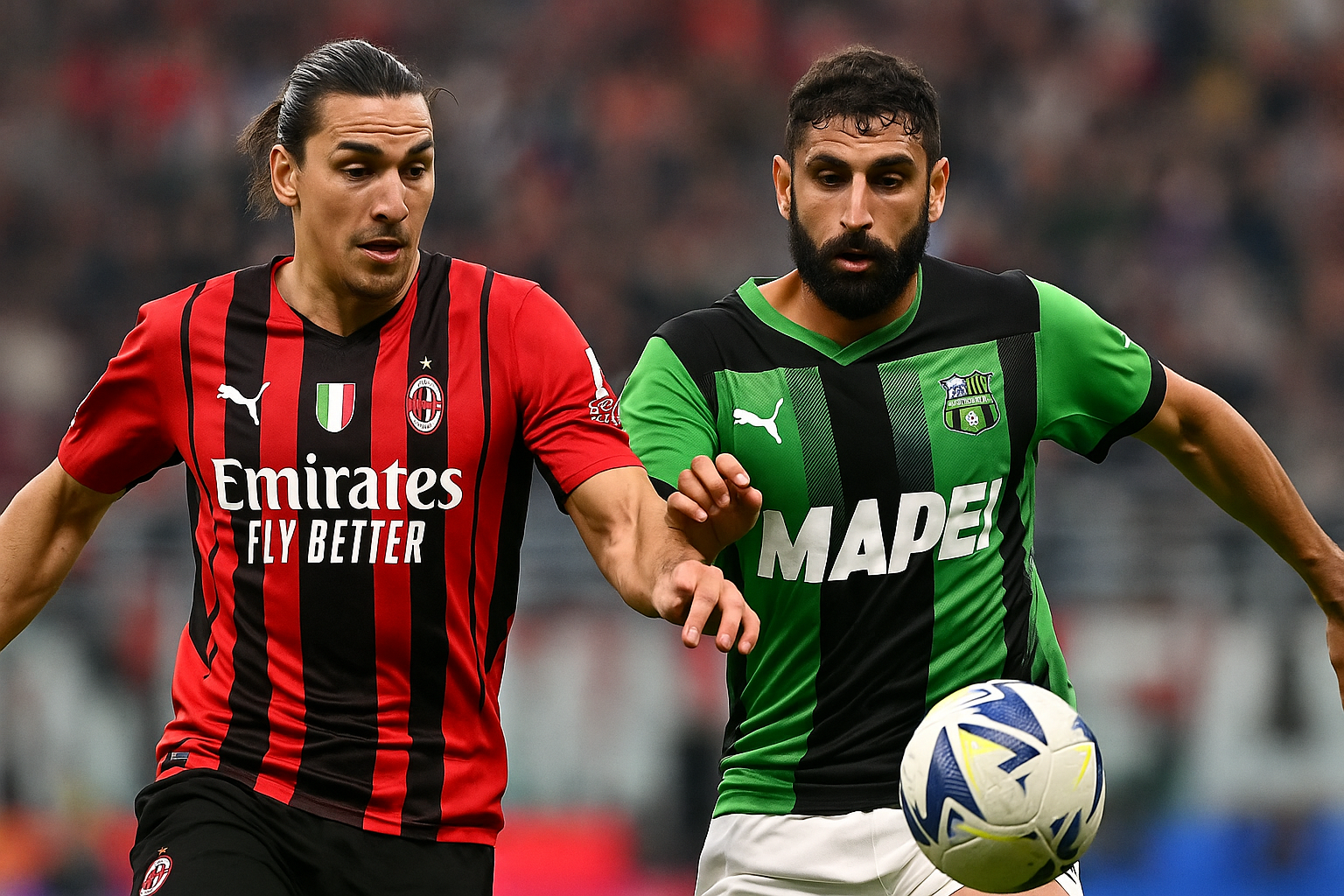 milan vs sassuolo