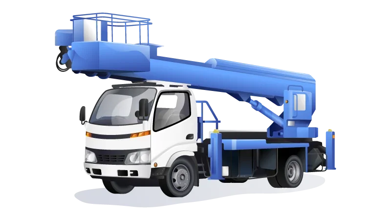 Автовышка АГП 22 метра Aichi SK210 на базе Isuzu Elf 350