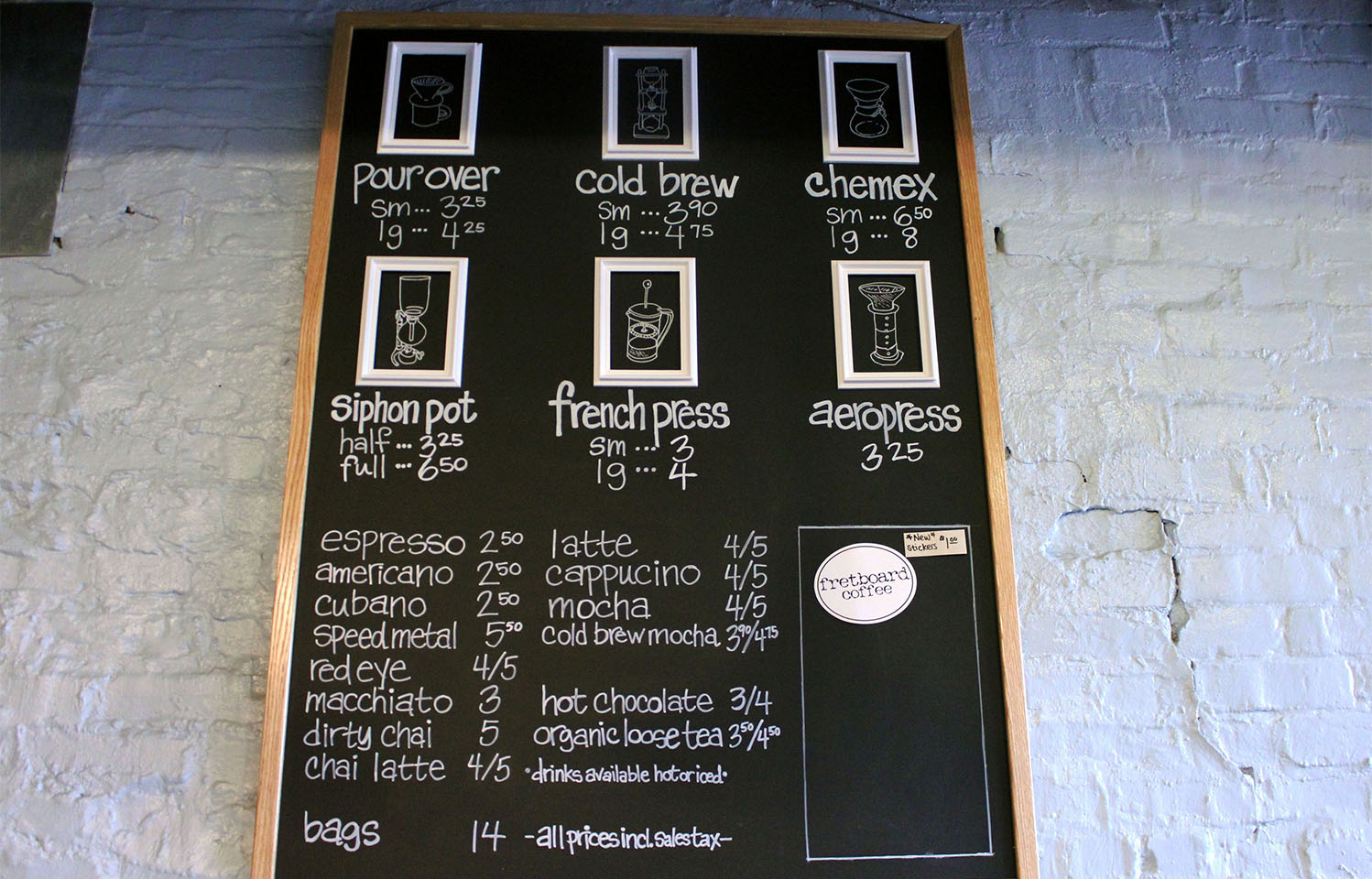 Enjoy great coffee in Columbia MO at Fretboard Coffee.