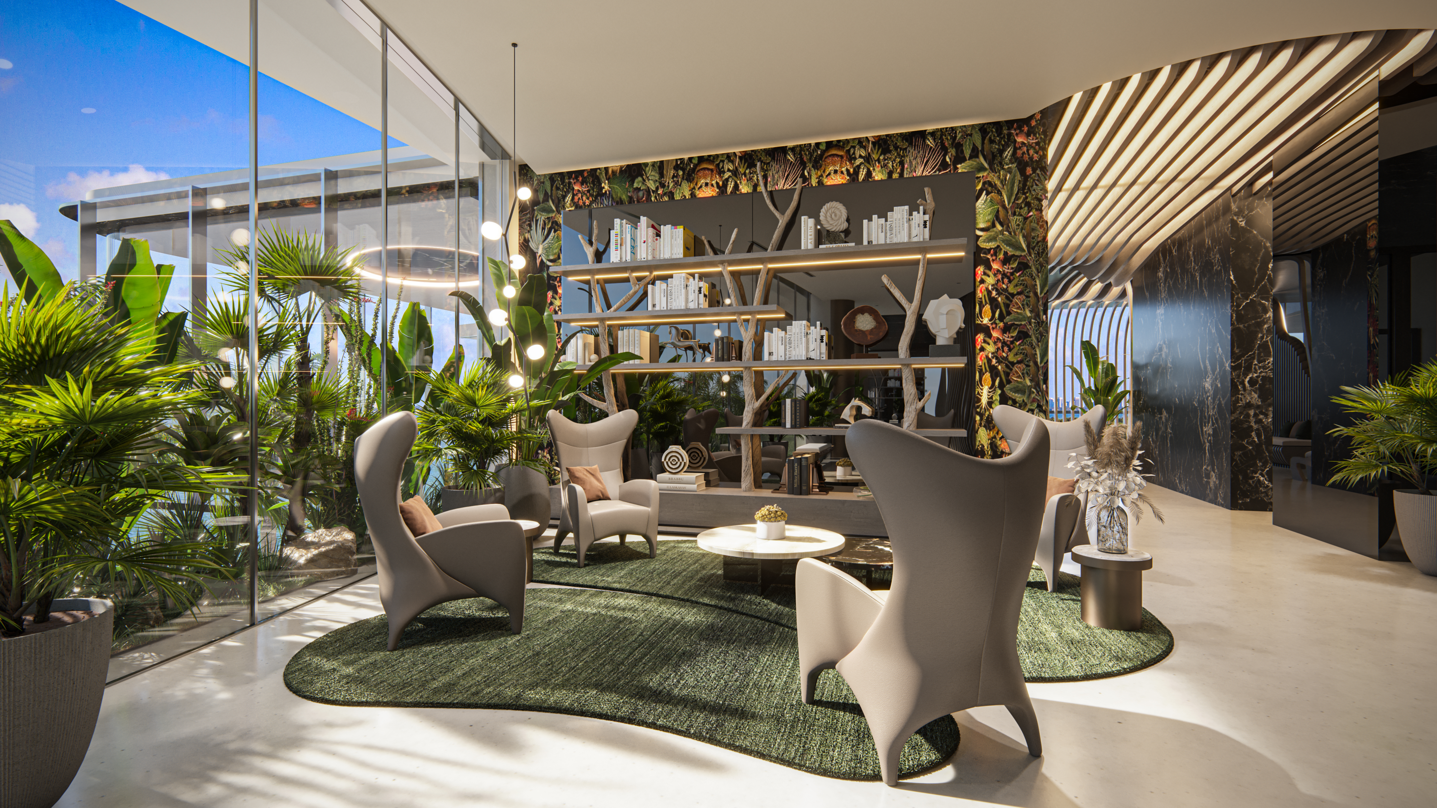 Real estate property located at Aria Reserve, PH 5702, Miami, FL