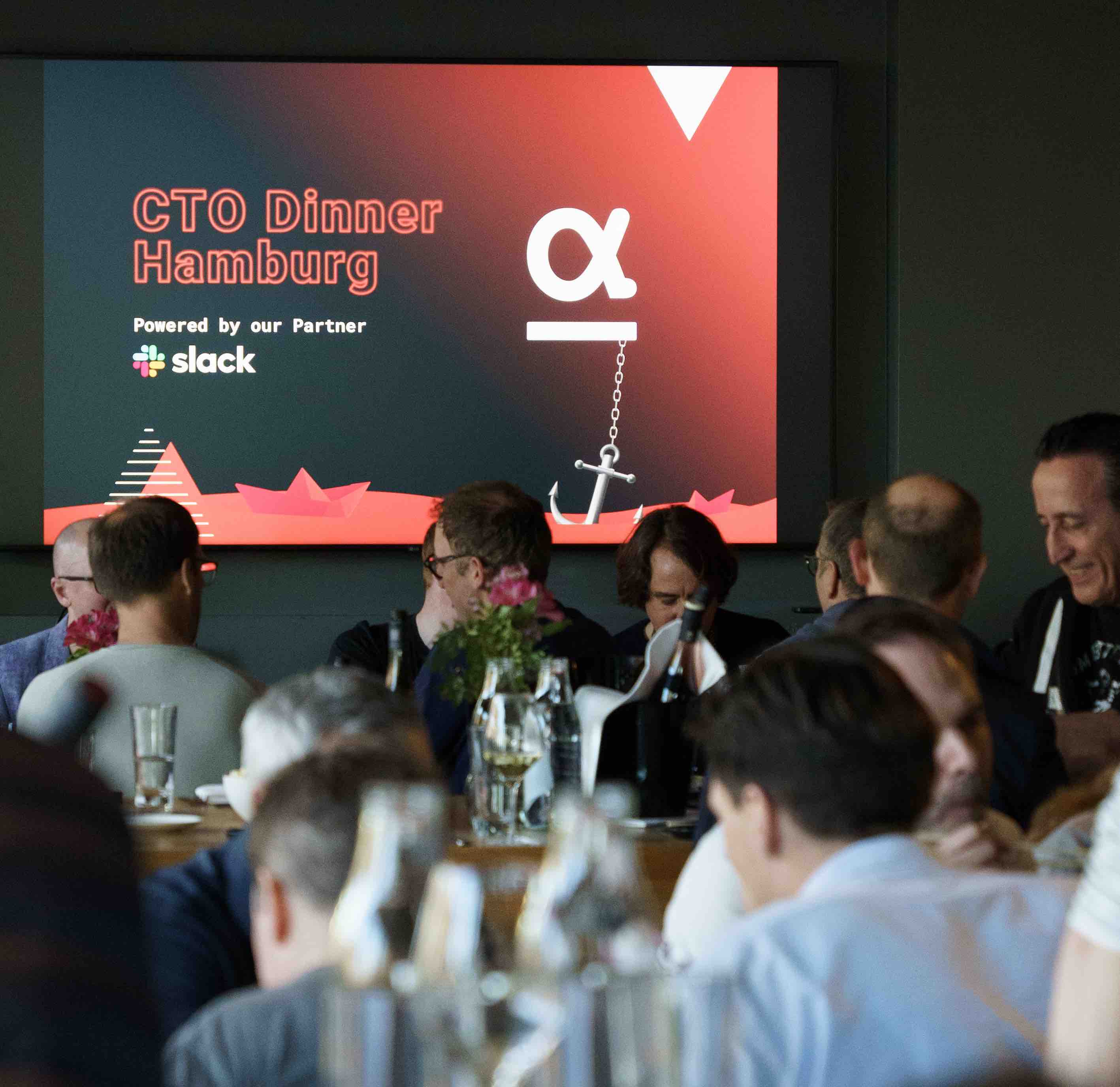 Unwind with fellow CTOs, share insights, and enjoy great food & drinks in an exclusive atmosphere in Hamburg city! 
