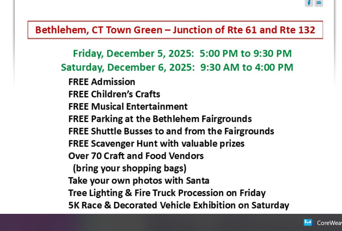 Bethlehem Christmas Town Festival