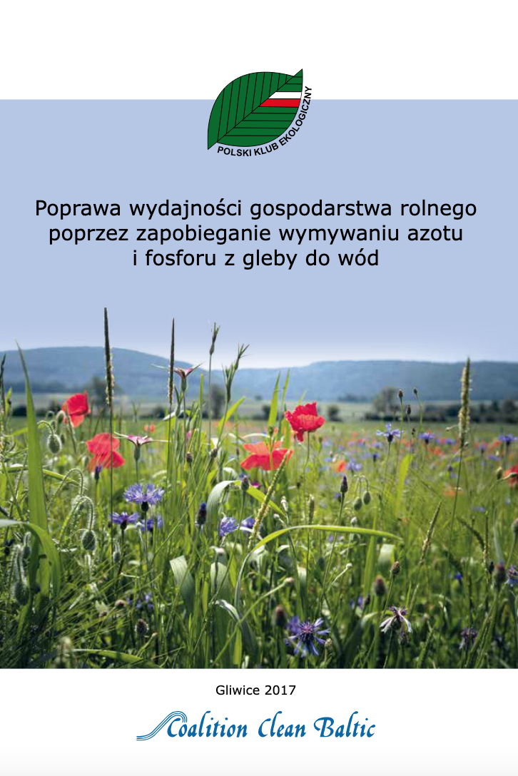 Improvement of farm productivity by preventing nitrogen and phosphorus leaching from soil to water
