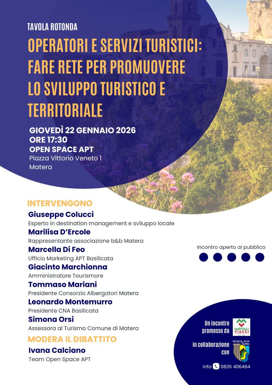 Operatori e servizi turistici: fare rete per promuovere lo sviluppo turistico e territoriale