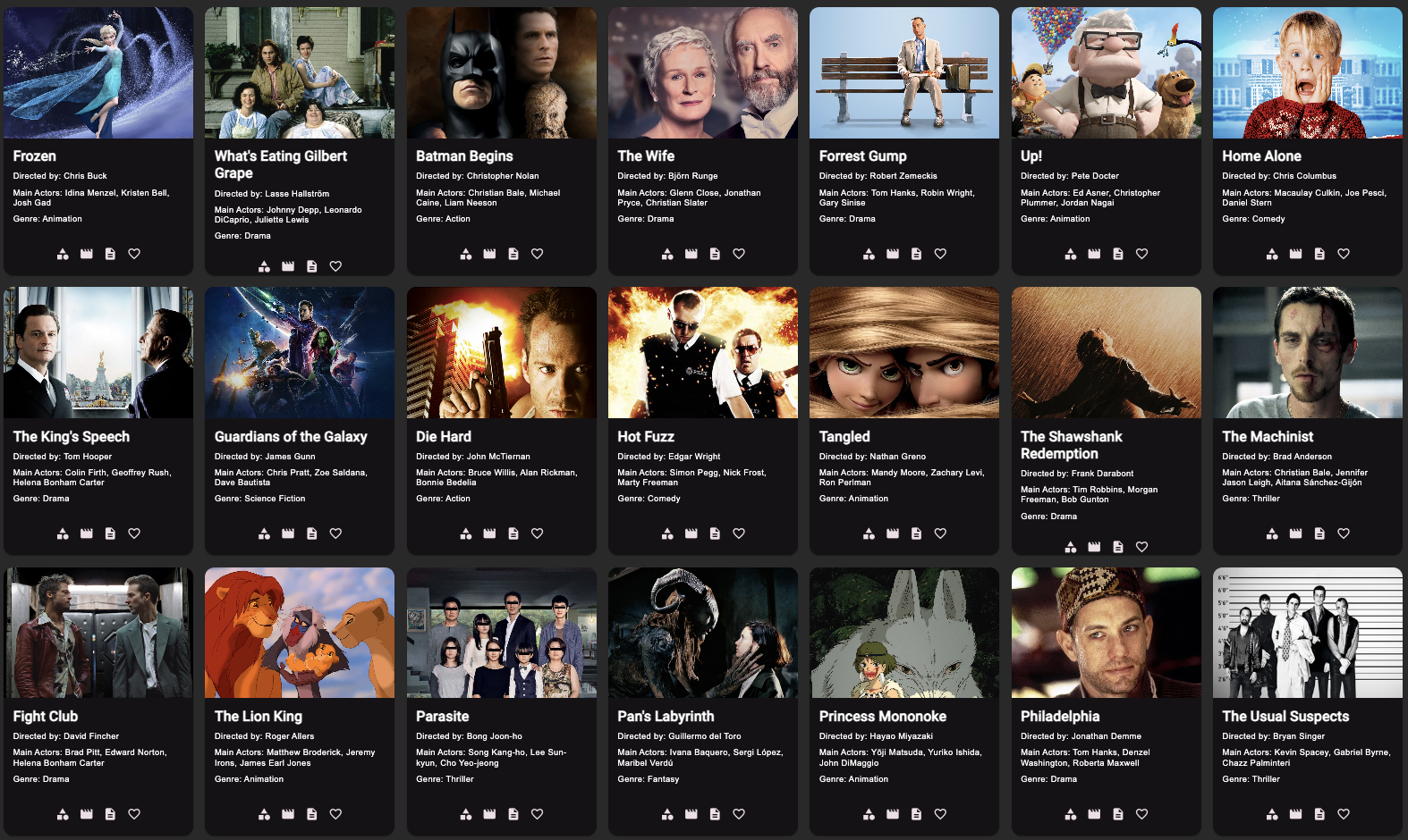 Angular Version of the FrontEnd
