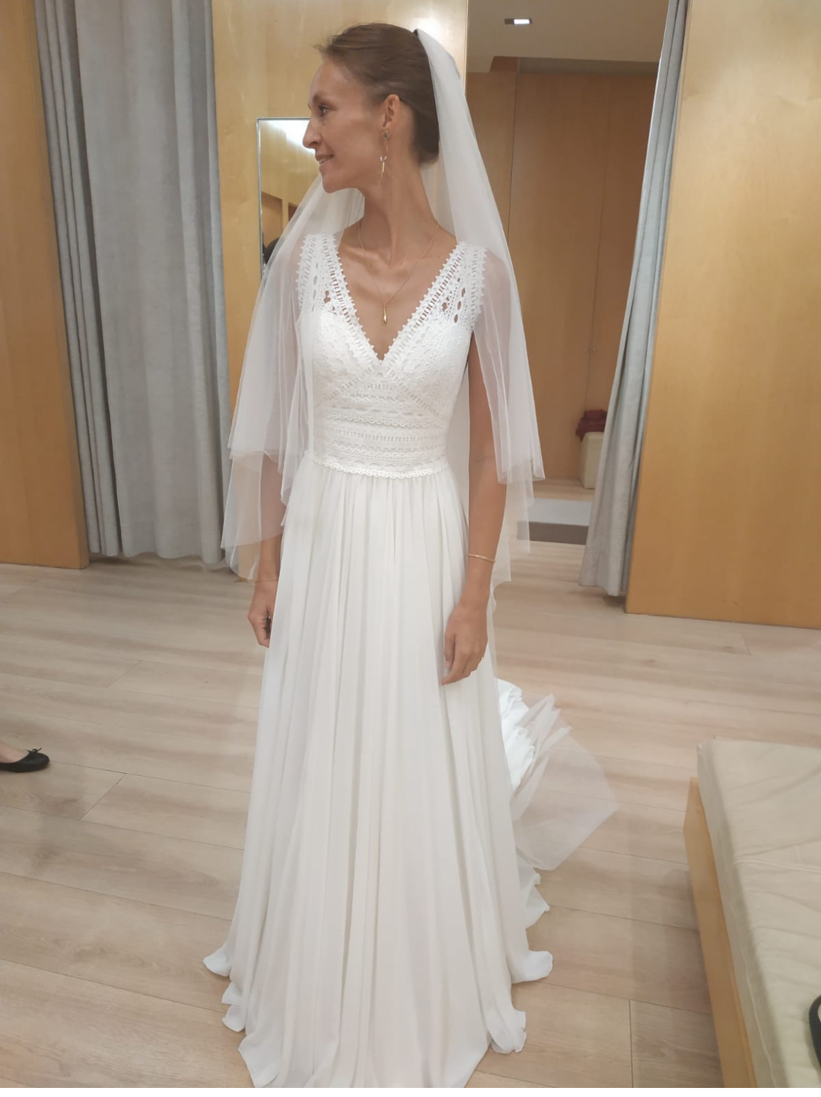 Robe de mariée Pronovias d'occasion pas chère taille 36 - Joyne