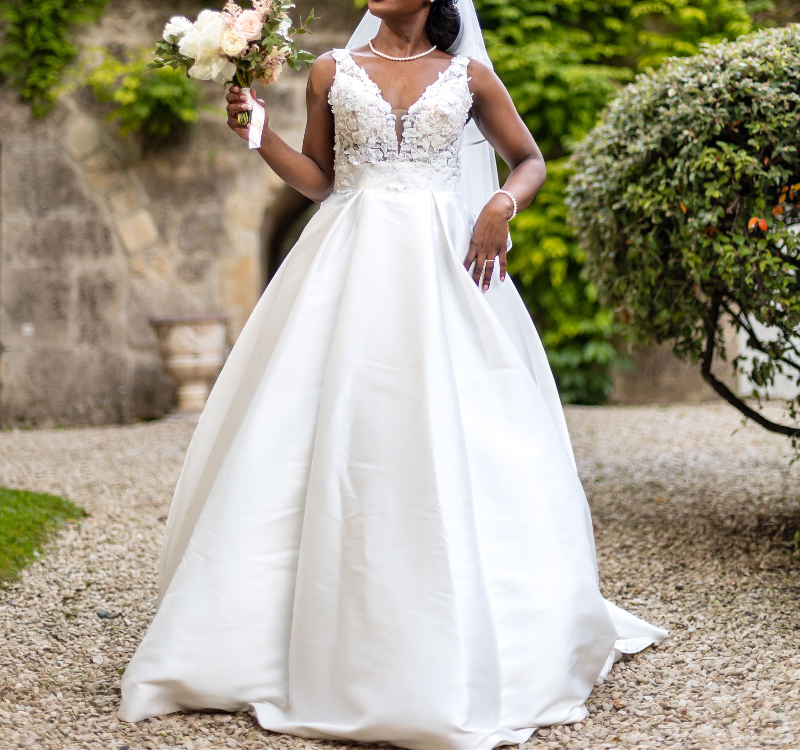 Robe de mariée MARQUE ONE WHITE d'occasion pas chère taille 38 - Joyne