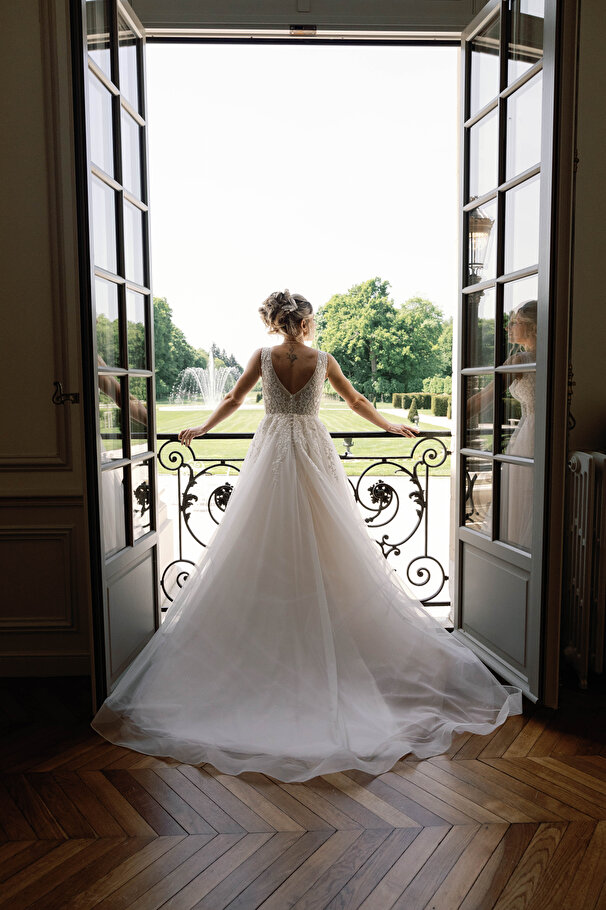 Robe de mariée Ria tener d'occasion pas chère taille 36 - Joyne