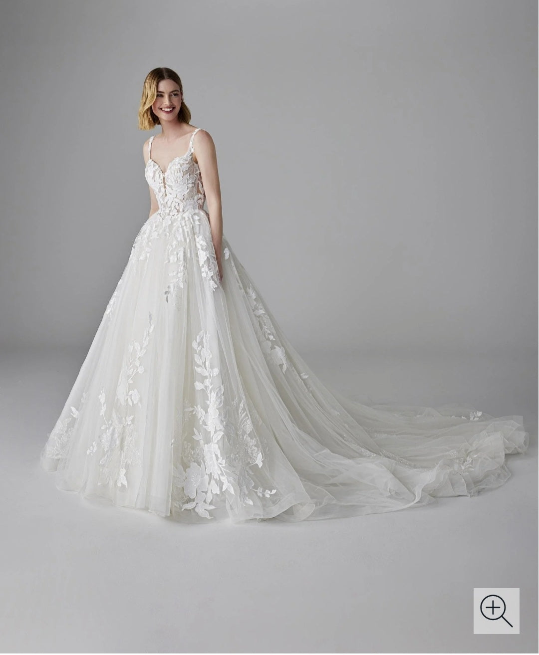 Robe de mariée Pronovias d'occasion pas chère taille 38 - Joyne