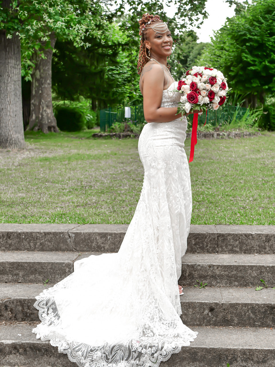 Robe de mariée Adrianna Alier d'occasion pas chère taille 38/40 - Joyne