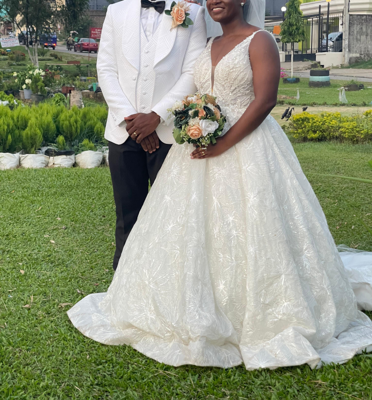 Robe de mariée Demetrios d'occasion pas chère taille 40/42 - Joyne