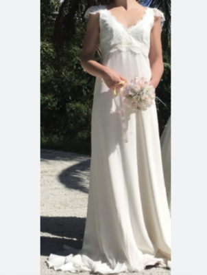 Robe de mariée Gwanni d'occasion pas chère taille 38/40 - Joyne