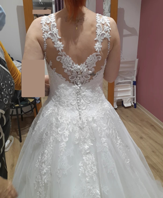 Robe de mariée Eglantine Créations d'occasion pas chère taille 36/34 - Joyne
