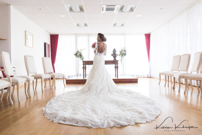 Robe de mariée Pronovias d'occasion pas chère taille 34/36 - Joyne