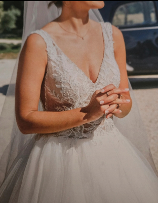 Robe de mariée Nicole Milano d'occasion pas chère taille 34 - Joyne