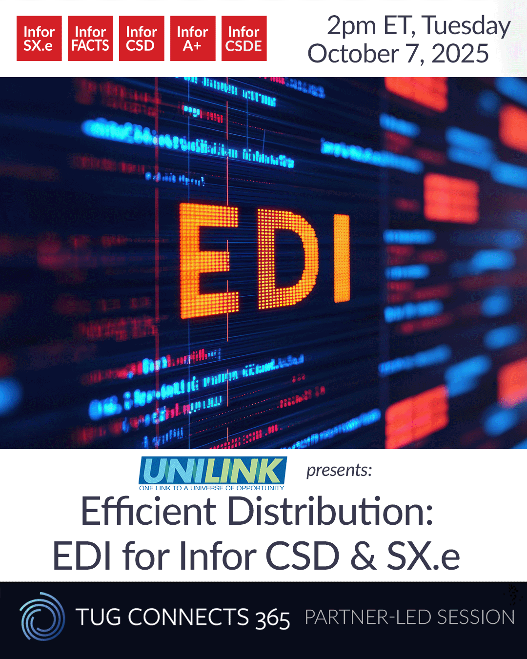 UNILINK Group Presents: Efficient Distribution: EDI for Infor CSD & SX.e