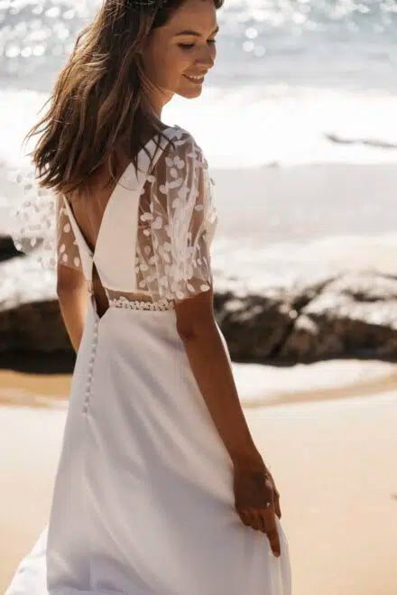 Robe de mariée Lambert Créations d'occasion pas chère taille 38 - Joyne