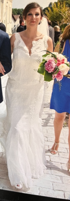 Robe de mariée PRONOVIAS d'occasion pas chère taille 38/40 - Joyne