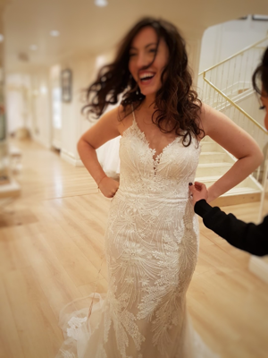 Robe de mariée Pronovias d'occasion pas chère taille 42 - Joyne