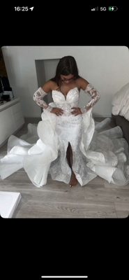 Robe de mariée Maison duroy d'occasion pas chère taille 34/36 - Joyne