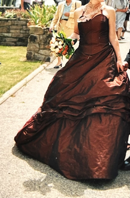 Robe de mariée Rose d'occasion pas chère taille 40 - Joyne