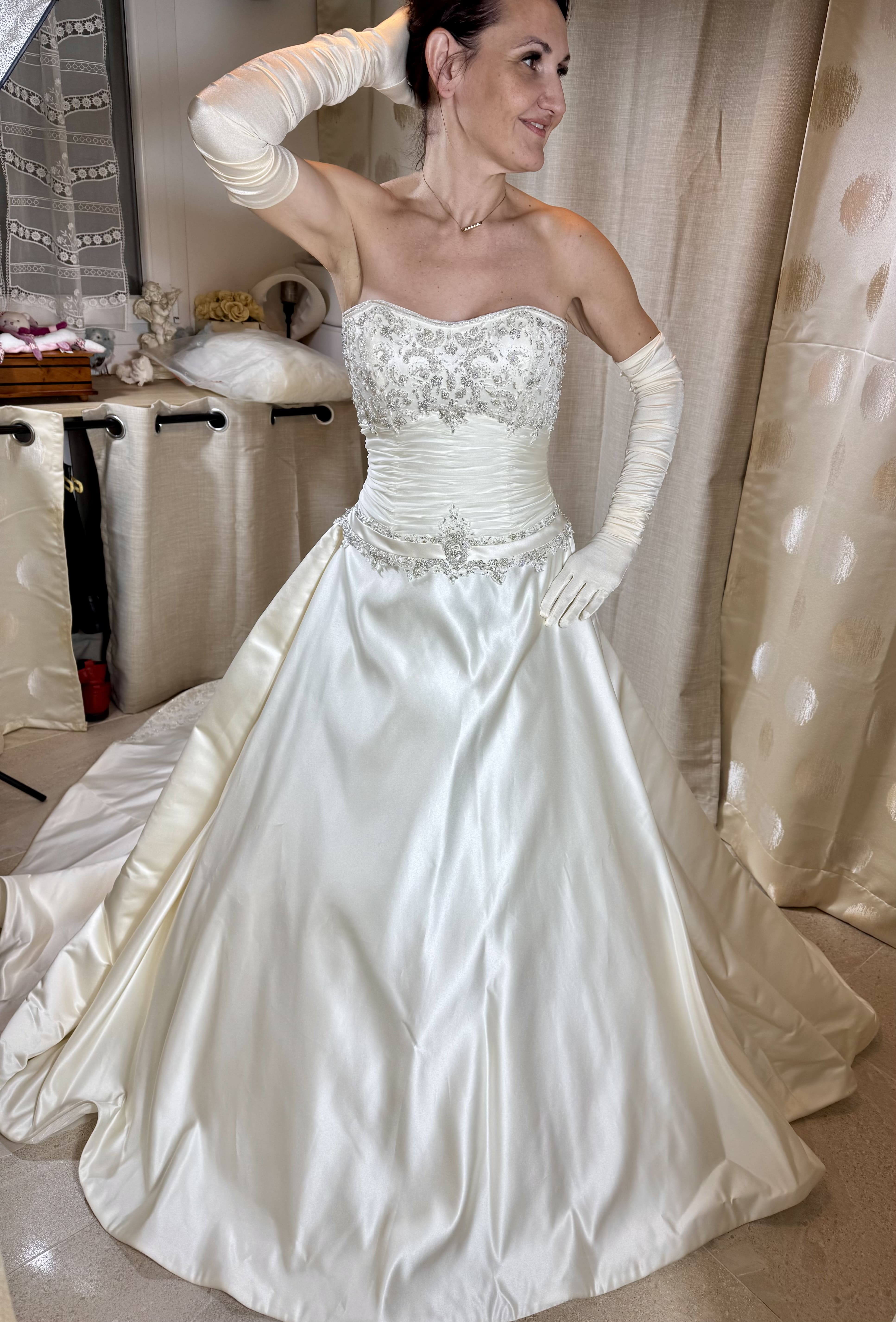 Robe de mariée Dometrios d'occasion pas chère taille 38/40 - Joyne