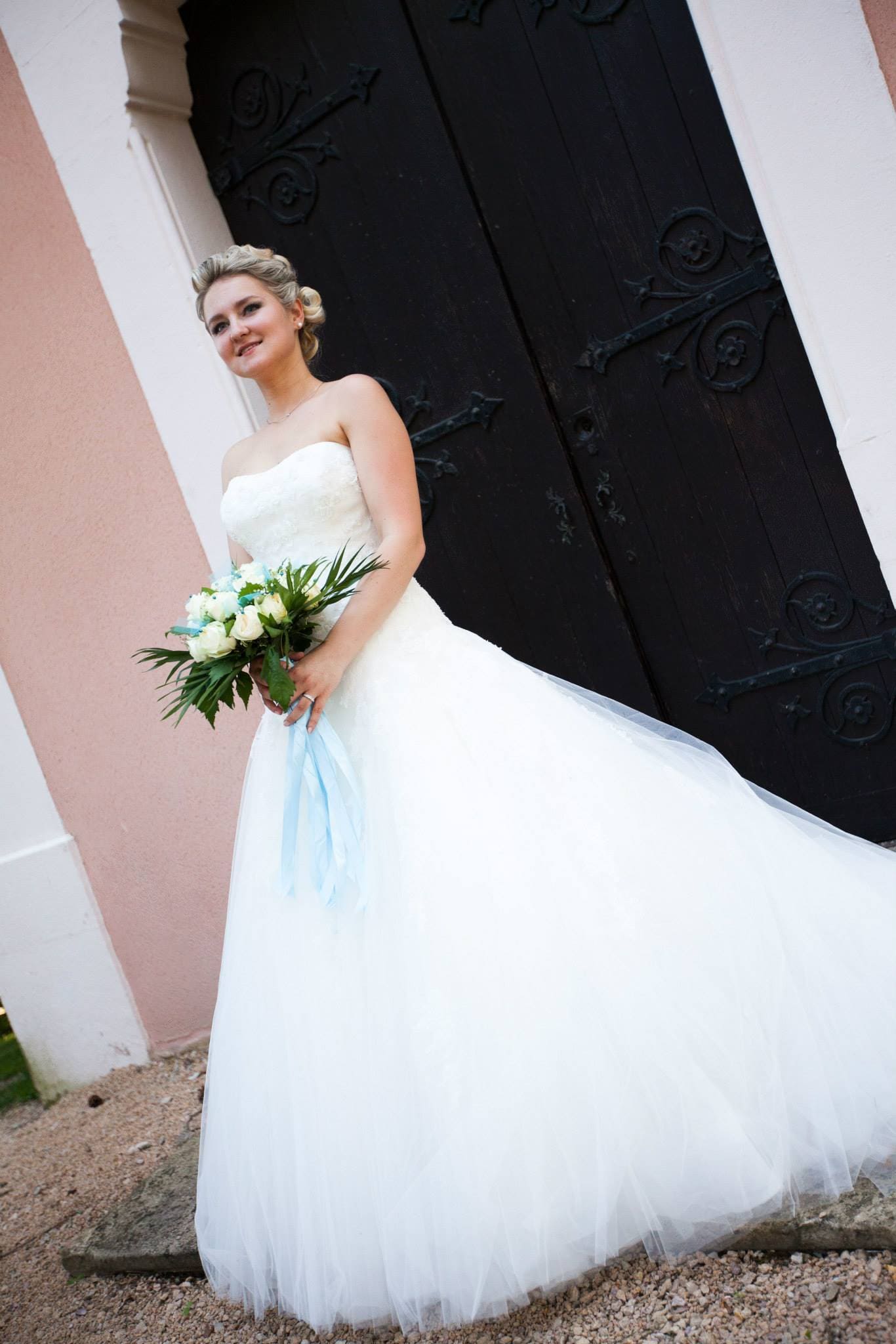 Robe de mariée Pronovias d'occasion pas chère taille 38/40 - Joyne