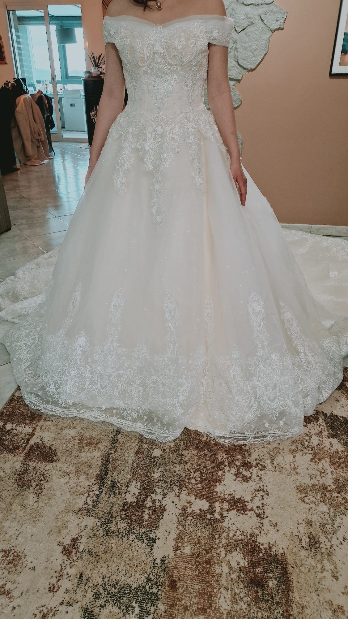 Robe de mariée Tiffany d'occasion pas chère taille 40 - Joyne