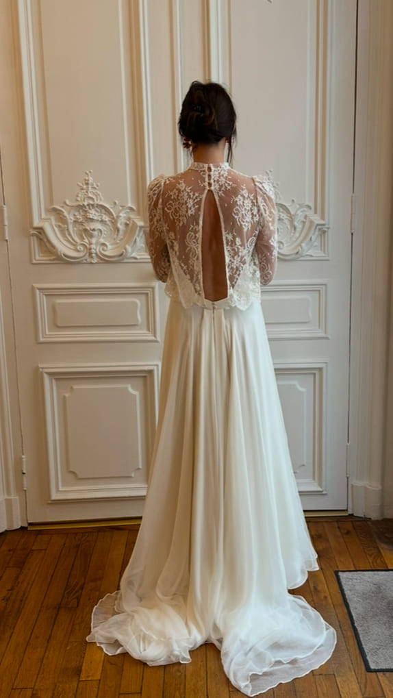 Robe de mariée Caroline Takvorian d'occasion pas chère taille 36/34 - Joyne