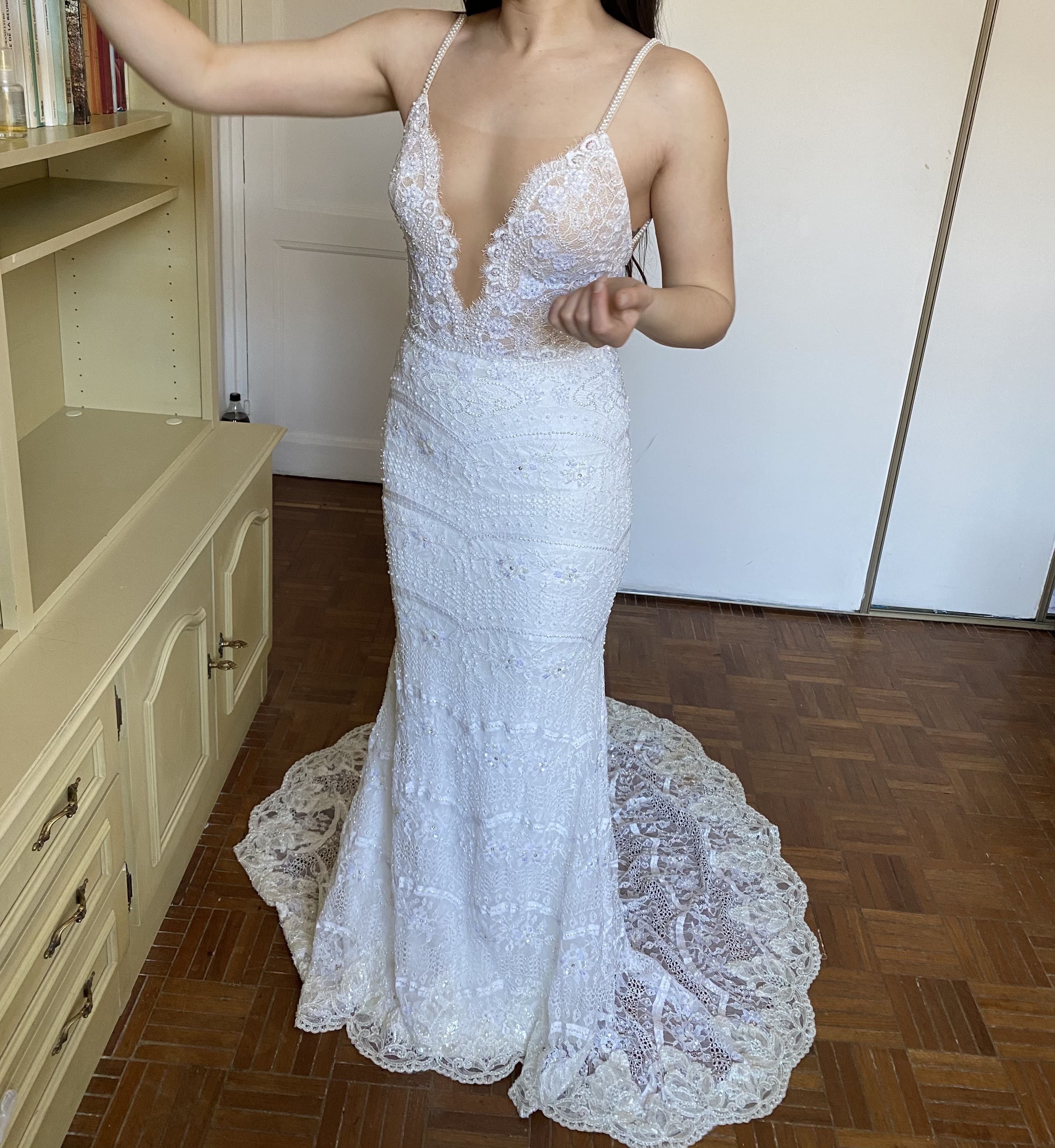 Robe de mariée Berta bridal d'occasion pas chère taille 36 - Joyne