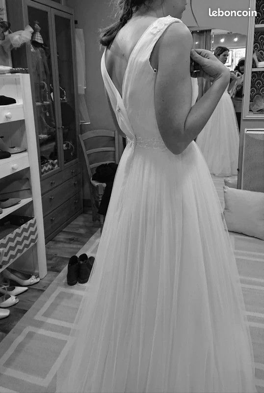 Robe de mariée Sans marque d'occasion pas chère taille 38 - Joyne