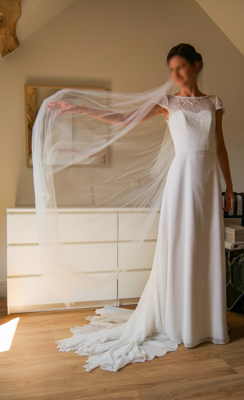 Robe de mariée Créations Bochet d'occasion pas chère taille 36 - Joyne