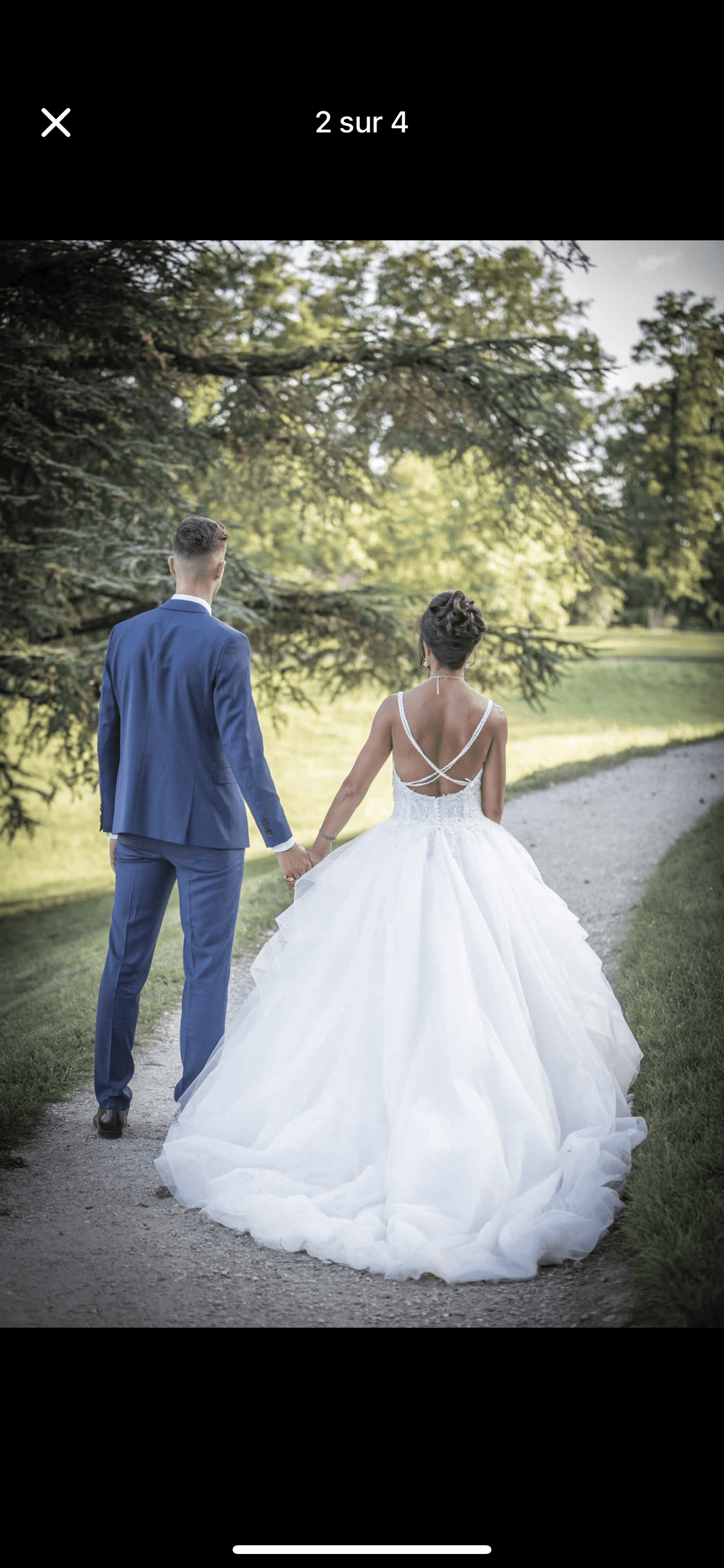 Robe de mariée Nicole d'occasion pas chère taille 34/36 - Joyne