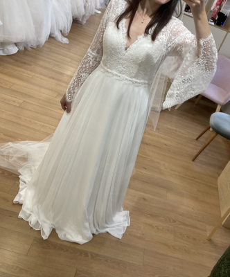 Robe de mariée Juste un baiser d'occasion pas chère taille 38 - Joyne