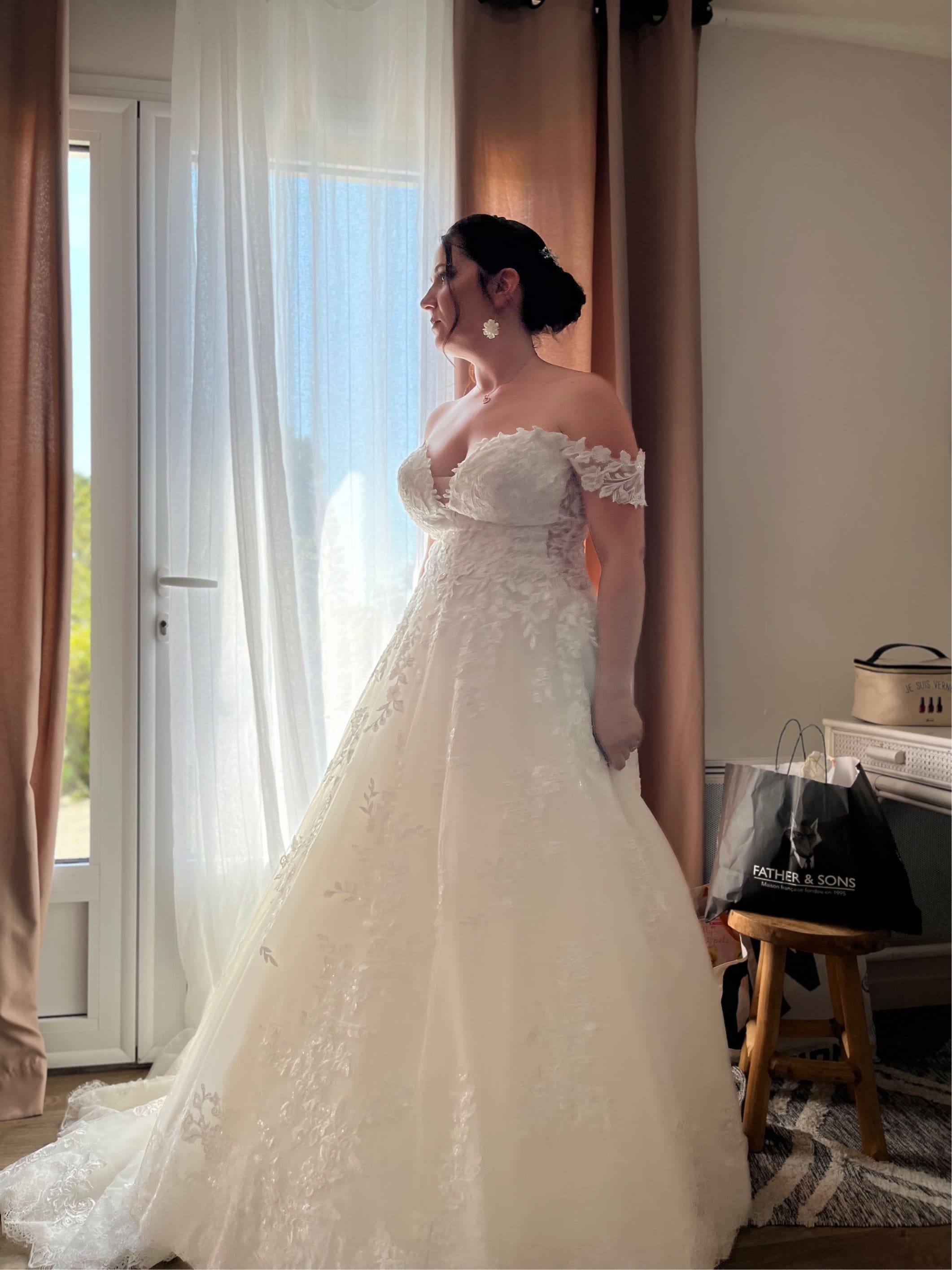 Robe de mariée Pronovias d'occasion pas chère taille 40 - Joyne