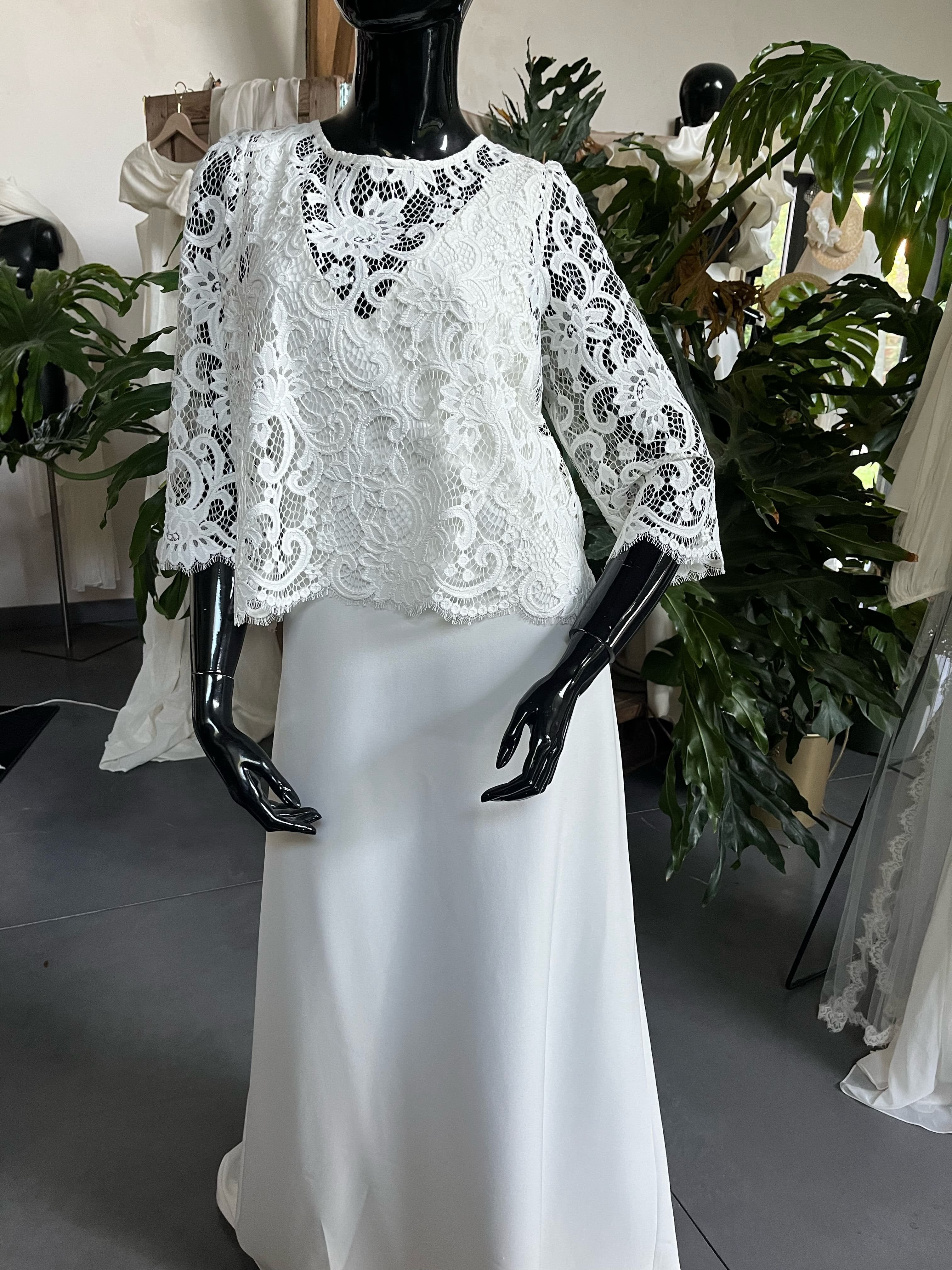 Robe de mariée Victoire Vermeulen d'occasion pas chère taille 42/44 - Joyne