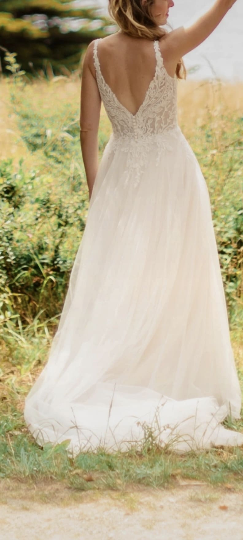 Robe de mariée Églantine Créations d'occasion pas chère taille 36/38 - Joyne