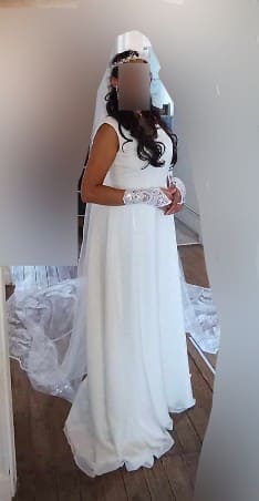 Robe de mariée Pas d'étiquetage d'occasion pas chère taille 42/44 - Joyne