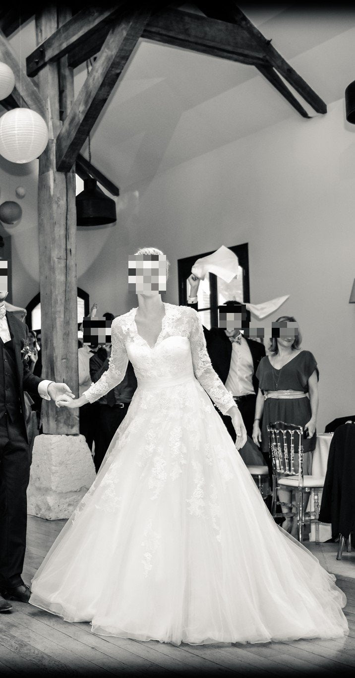 Robe de mariée Pronovias d'occasion pas chère taille 38 - Joyne