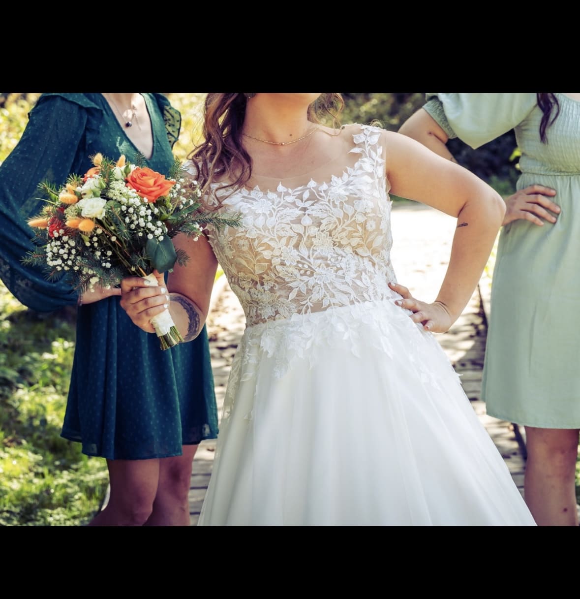 Robe de mariée Les petites précieuses d'occasion pas chère taille 38 - Joyne