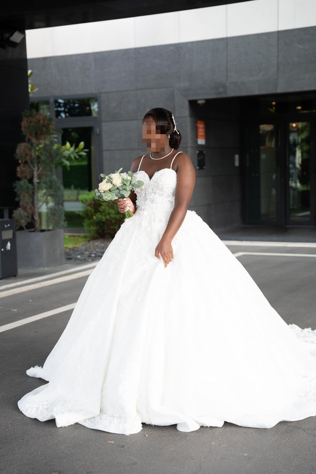 Robe de mariée Sima Couture d'occasion pas chère taille 34/36/38 - Joyne